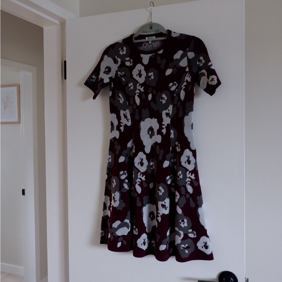 KENZO Peony Print Knit Mini Dress - Picture 3 of 9